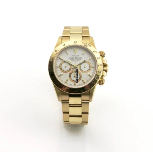 High Quality Fakes Rolex Daytona 16528 Caliber 4030 Automatic Movement 40mm Yellow Gold Case Mens/unisex Watch - Image 7