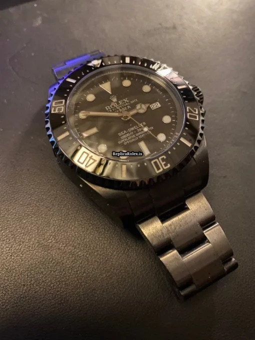 Cool Fake Rolex Sea-dweller Deepsea 116660 Caliber 3135 Automatic Movement 44mm Steel Case Mens/unisex Watch - Image 10