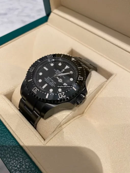 Cool Fake Rolex Sea-dweller Deepsea 116660 Caliber 3135 Automatic Movement 44mm Steel Case Mens/unisex Watch - Image 5