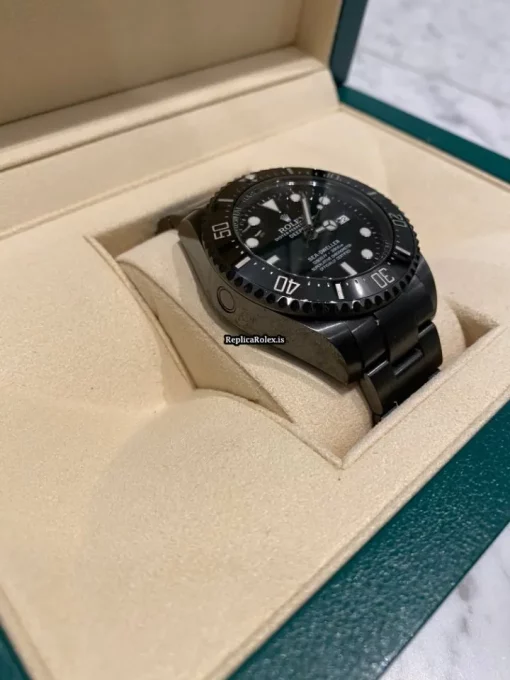 Cool Fake Rolex Sea-dweller Deepsea 116660 Caliber 3135 Automatic Movement 44mm Steel Case Mens/unisex Watch - Image 6