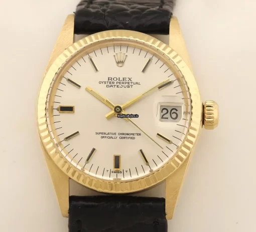 Discount Replica Rolex Datejust 6827 Caliber 2030 Automatic Movement 30mm Yellow Gold Case Womens Watch