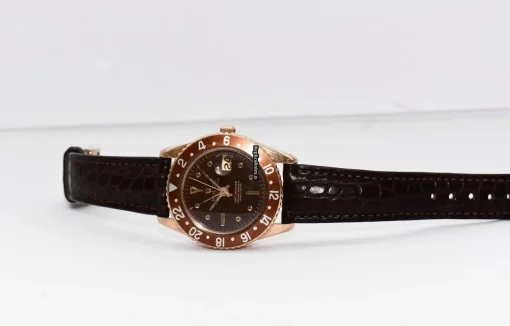Fantastic Knockoff Rolex Gmt-master 1675 Automatic Movement 40mm Yellow Gold Case Mens/unisex Watch - Image 4