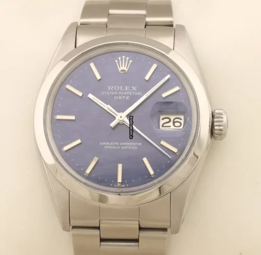 Great Fake Rolex Oyster Perpetual Date 1500 Caliber 1570 Automatic Movement 34mm Steel Case Mens/unisex Watch