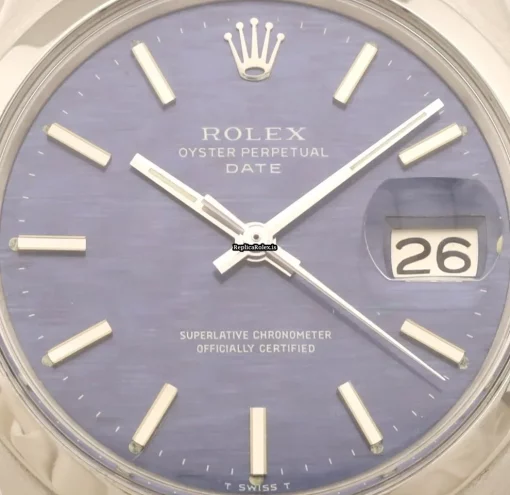 Great Fake Rolex Oyster Perpetual Date 1500 Caliber 1570 Automatic Movement 34mm Steel Case Mens/unisex Watch - Image 2
