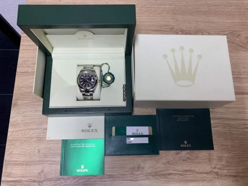 Great Copy Rolex Datejust II 116300 Caliber 3136 Automatic Movement 41mm Steel Case Mens/unisex Watch - Image 2