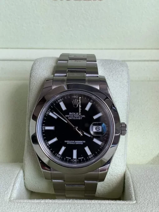 Great Copy Rolex Datejust II 116300 Caliber 3136 Automatic Movement 41mm Steel Case Mens/unisex Watch - Image 3