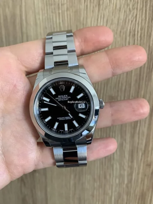 Great Copy Rolex Datejust II 116300 Caliber 3136 Automatic Movement 41mm Steel Case Mens/unisex Watch - Image 8