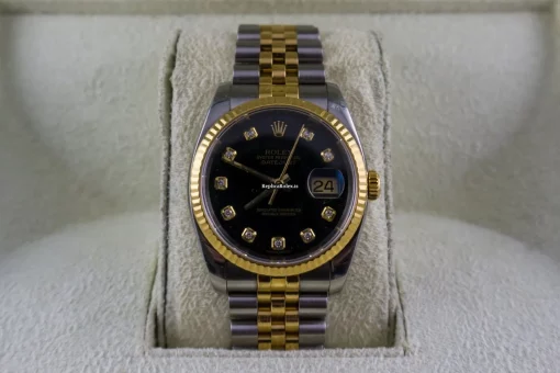 Ideal Fake Rolex Datejust 116233 Caliber 3135 Automatic Movement 36mm Gold/steel Case Mens/unisex Watch