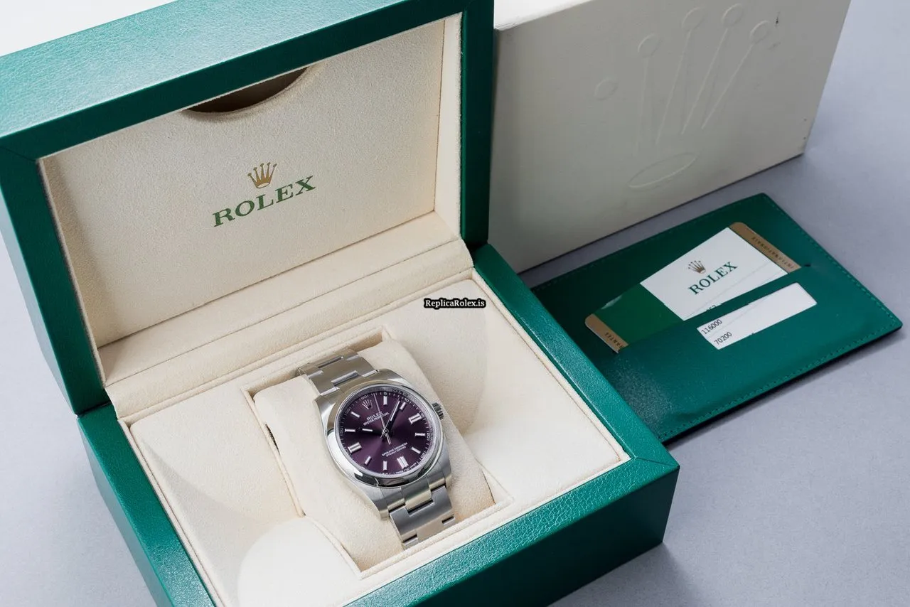 Best Fake Rolex Oyster Perpetual 36 116000 Caliber 3130 Automatic Movement 36mm Steel Case Mens/unisex Watch - Image 6