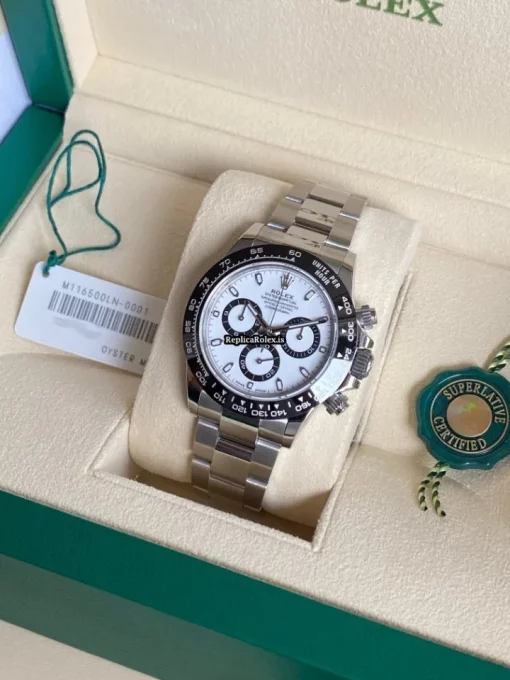Terrific Clone Rolex Daytona 116500ln Caliber 4130 Automatic Movement 40mm Steel Case Mens/unisex Watch - Image 3