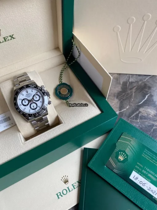 Terrific Clone Rolex Daytona 116500ln Caliber 4130 Automatic Movement 40mm Steel Case Mens/unisex Watch - Image 7