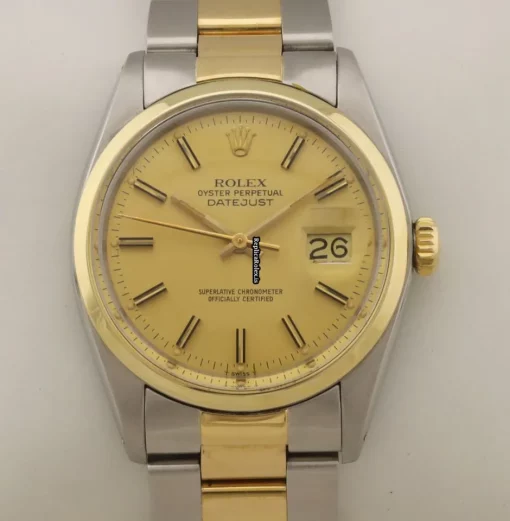 Fantastic Replica Rolex Datejust 16003 Caliber 3035 Automatic Movement 36mm Gold/steel Case Mens/unisex Watch - Image 3