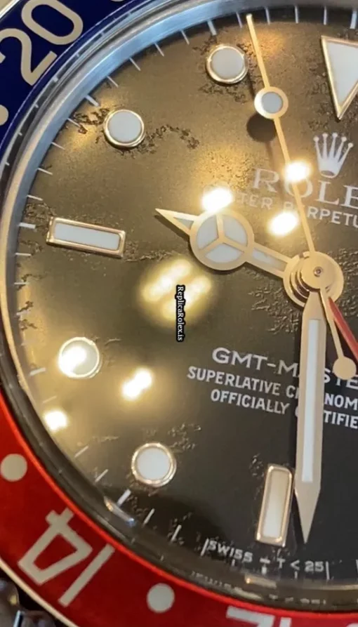 Wholesale Replica Rolex Gmt-master 16750 Caliber 3075 Automatic Movement 40mm Steel Case Mens/unisex Watch - Image 9
