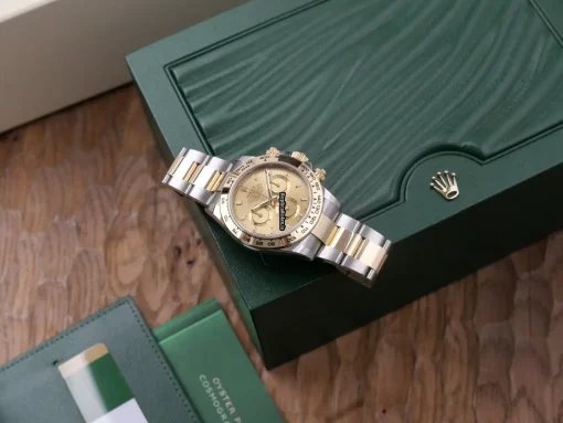Awesome Replica Rolex Daytona 116503 Caliber 4130 Automatic Movement 40mm Gold/steel Case Mens/unisex Watch - Image 7