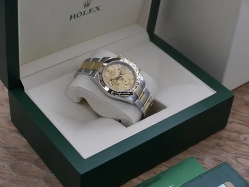 Awesome Replica Rolex Daytona 116503 Caliber 4130 Automatic Movement 40mm Gold/steel Case Mens/unisex Watch - Image 9