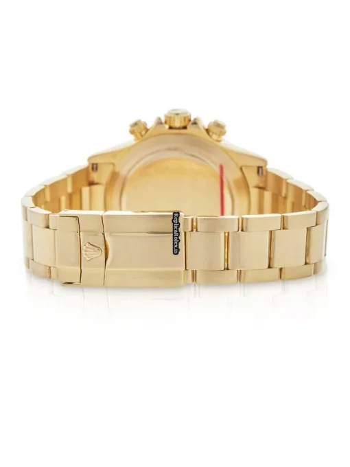 Cool Replica Rolex Daytona 116528 Caliber 4130 Automatic Movement 40mm Yellow Gold Case Mens/unisex Watch - Image 5