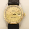 Fantastic Replica Rolex Oyster Perpetual Date 1505 Caliber 1570 Automatic Movement 34mm Gold/steel Case Mens/unisex Watch