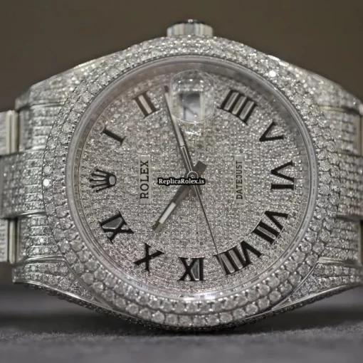 Lovely Fake Rolex Datejust 126300 Automatic Movement 40mm Steel Case Mens/unisex Watch - Image 10