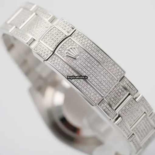 Lovely Fake Rolex Datejust 126300 Automatic Movement 40mm Steel Case Mens/unisex Watch - Image 6