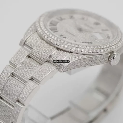 Lovely Fake Rolex Datejust 126300 Automatic Movement 40mm Steel Case Mens/unisex Watch - Image 7