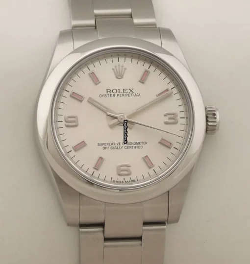 Excellent Fake Rolex Oyster Perpetual 31 177200 Caliber 2231 Automatic Movement 31mm Steel Case Womens Watch - Image 3