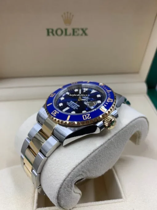 Distinctive Knockoff Rolex Submariner Date 126613lb Caliber 3235 Automatic Movement 41mm Gold/steel Case Mens/unisex Watch - Image 6