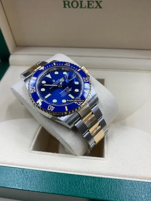 Distinctive Knockoff Rolex Submariner Date 126613lb Caliber 3235 Automatic Movement 41mm Gold/steel Case Mens/unisex Watch - Image 8