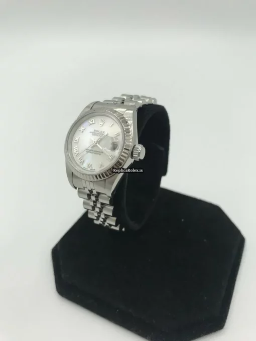 Superb Replica Rolex Lady-datejust 69174 Caliber 2135 Automatic Movement 26mm Steel Case Womens Watch - Image 3