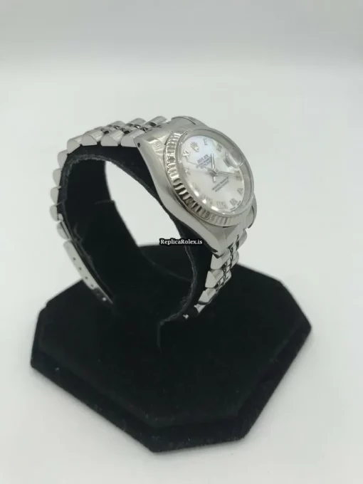 Superb Replica Rolex Lady-datejust 69174 Caliber 2135 Automatic Movement 26mm Steel Case Womens Watch - Image 4