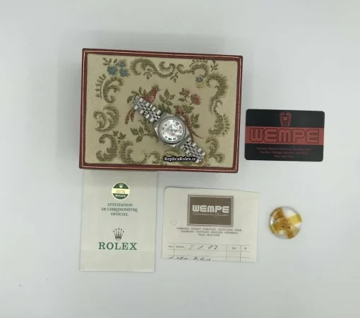 Superb Replica Rolex Lady-datejust 69174 Caliber 2135 Automatic Movement 26mm Steel Case Womens Watch - Image 7