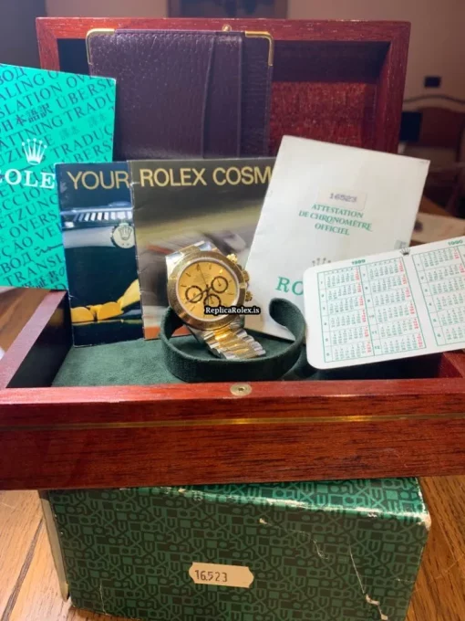 Special Imitation Rolex Daytona 16523 Caliber 4030 Automatic Movement 40mm Gold/steel Case Mens/unisex Watch