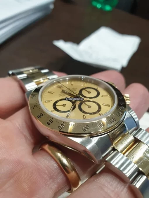 Special Imitation Rolex Daytona 16523 Caliber 4030 Automatic Movement 40mm Gold/steel Case Mens/unisex Watch - Image 5