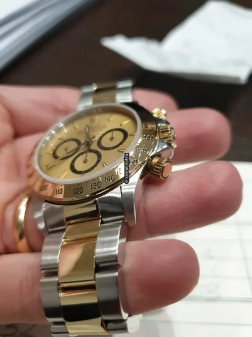 Special Imitation Rolex Daytona 16523 Caliber 4030 Automatic Movement 40mm Gold/steel Case Mens/unisex Watch - Image 6