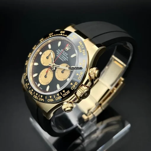 Fine Replica Rolex Daytona 116518ln Caliber 4130 Automatic Movement 40mm Yellow Gold Case Mens/unisex Watch - Image 2