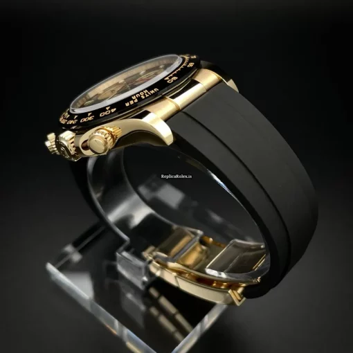 Fine Replica Rolex Daytona 116518ln Caliber 4130 Automatic Movement 40mm Yellow Gold Case Mens/unisex Watch - Image 3