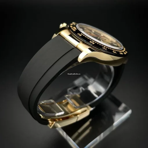 Fine Replica Rolex Daytona 116518ln Caliber 4130 Automatic Movement 40mm Yellow Gold Case Mens/unisex Watch - Image 4