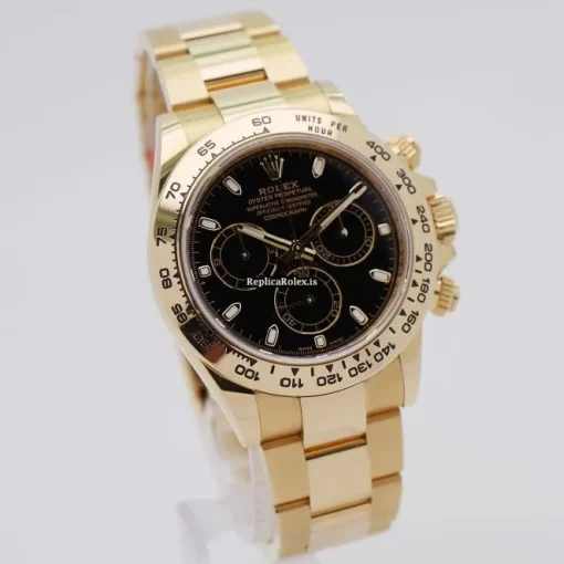 Amazing Knockoff Rolex Daytona 116508 Automatic Movement 40mm Yellow Gold Case Mens/unisex Watch - Image 4