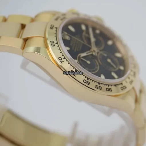Amazing Knockoff Rolex Daytona 116508 Automatic Movement 40mm Yellow Gold Case Mens/unisex Watch - Image 7