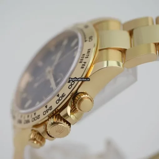 Amazing Knockoff Rolex Daytona 116508 Automatic Movement 40mm Yellow Gold Case Mens/unisex Watch - Image 8