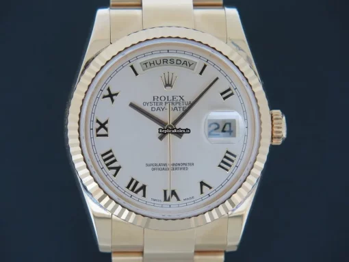 Design Replica Rolex Day-date 36 118208 Automatic Movement 36mm Yellow Gold Case Mens/unisex Watch - Image 2