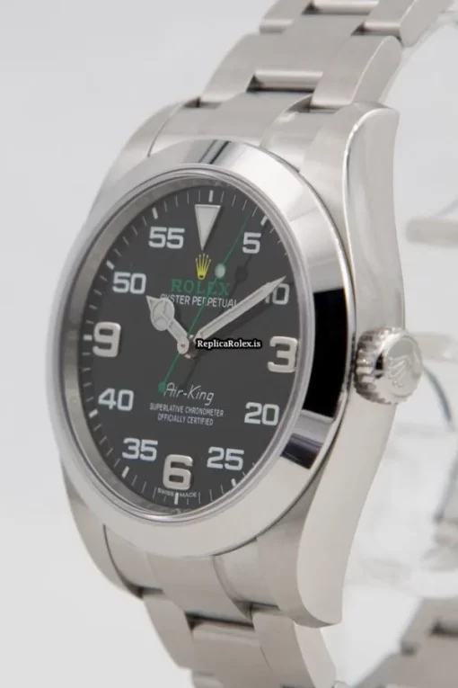 Durable Clone Rolex Air King 116900 Automatic Movement 40mm Steel Case Mens/unisex Watch - Image 5