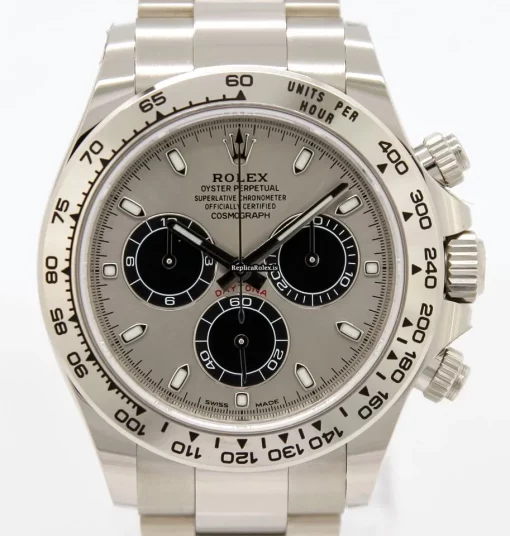 Excellent Replica Rolex Daytona 116509 Caliber 4130 Automatic Movement 40mm White Gold Case Mens/unisex Watch