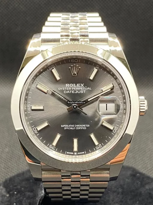 Special Fake Rolex Datejust 126300 Caliber 3235 Automatic Movement 41x48mm Steel Case Mens/unisex Watch - Image 2
