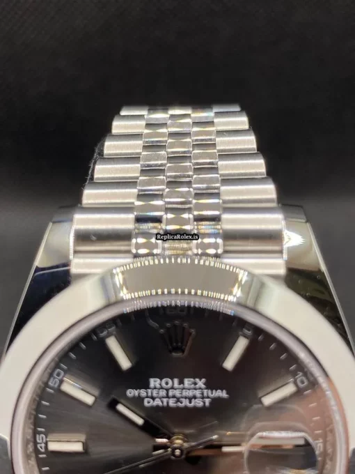 Special Fake Rolex Datejust 126300 Caliber 3235 Automatic Movement 41x48mm Steel Case Mens/unisex Watch - Image 6