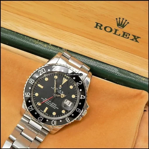 Popular Fake Rolex Gmt-master 1675 Caliber 1570 Automatic Movement 40mm Steel Case Mens/unisex Watch - Image 3