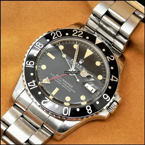 Popular Fake Rolex Gmt-master 1675 Caliber 1570 Automatic Movement 40mm Steel Case Mens/unisex Watch - Image 4