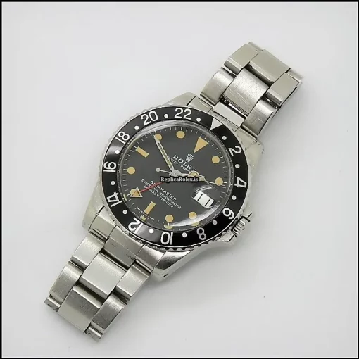 Popular Fake Rolex Gmt-master 1675 Caliber 1570 Automatic Movement 40mm Steel Case Mens/unisex Watch - Image 9