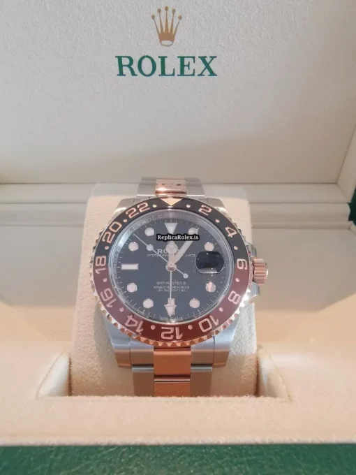 Special Replica Rolex Gmt-master II 126711chnr Caliber 3285 Automatic Movement 40mm Gold/steel Case Mens/unisex Watch - Image 10