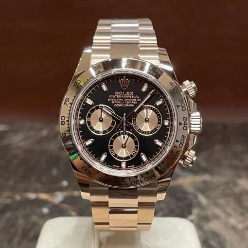 Remarkable Fake Rolex Daytona 116505 Caliber 4130 Automatic Movement 40mm Rose Gold Case Mens/unisex Watch