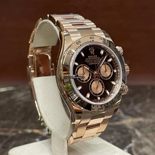Remarkable Fake Rolex Daytona 116505 Caliber 4130 Automatic Movement 40mm Rose Gold Case Mens/unisex Watch - Image 2